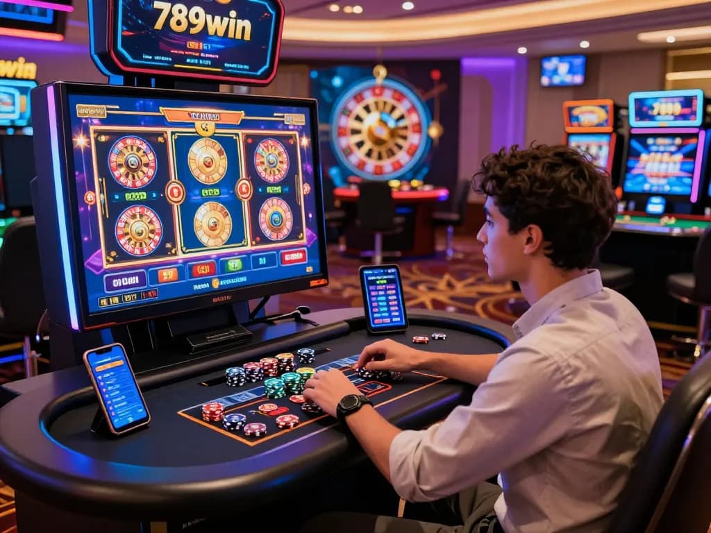 Immerse in the thrilling online gambling experience at 789win with vibrant gameplay and high-tech setup.