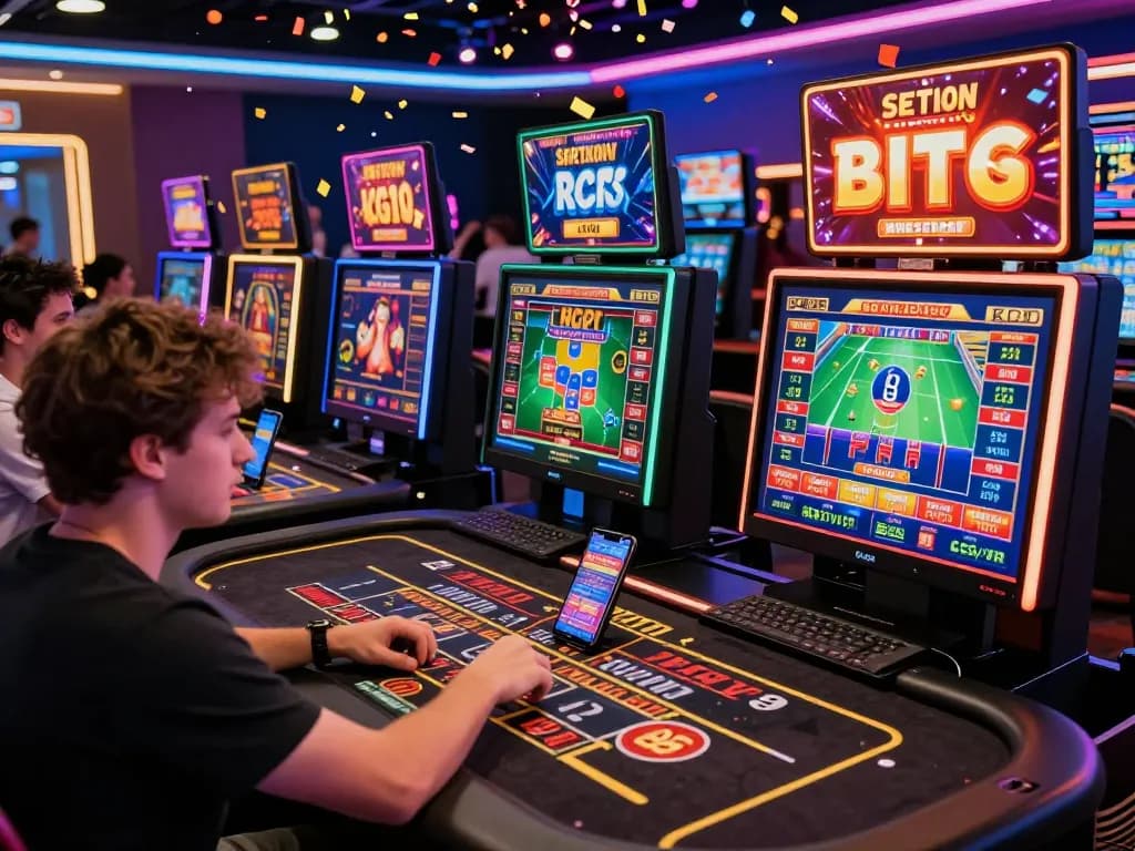 32win online casino players enjoying exciting virtual games with vibrant graphics and user-friendly interfaces.