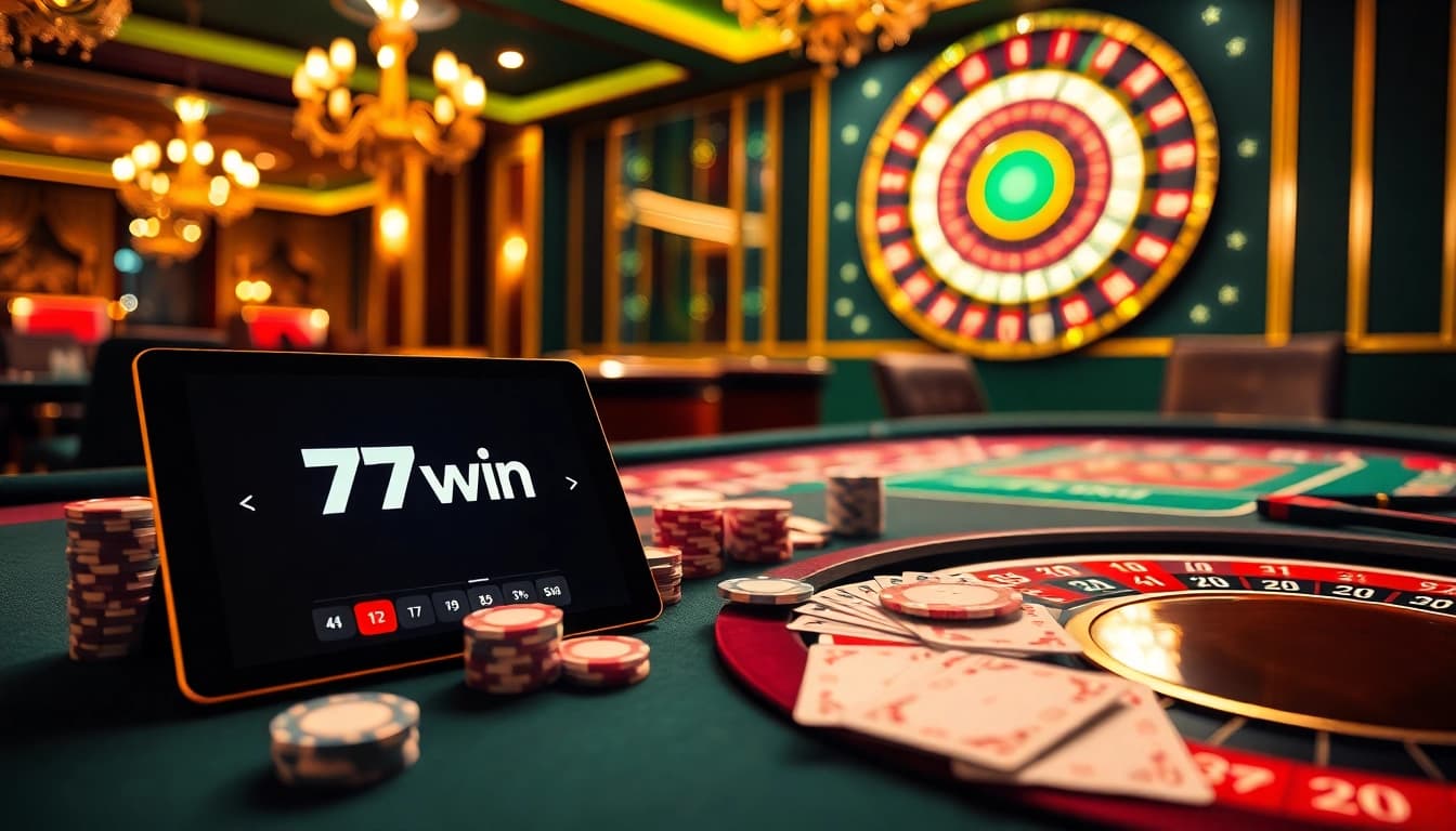 Experience the thrill of winning at 77win with vibrant casino games and a welcoming atmosphere.