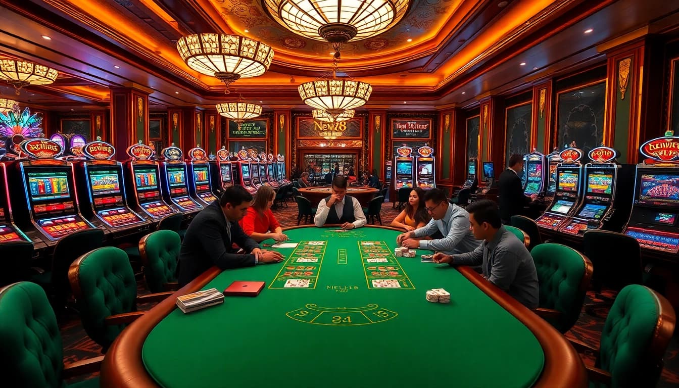 Experience the excitement at new88 with vibrant casino games and glamorous poker tables.