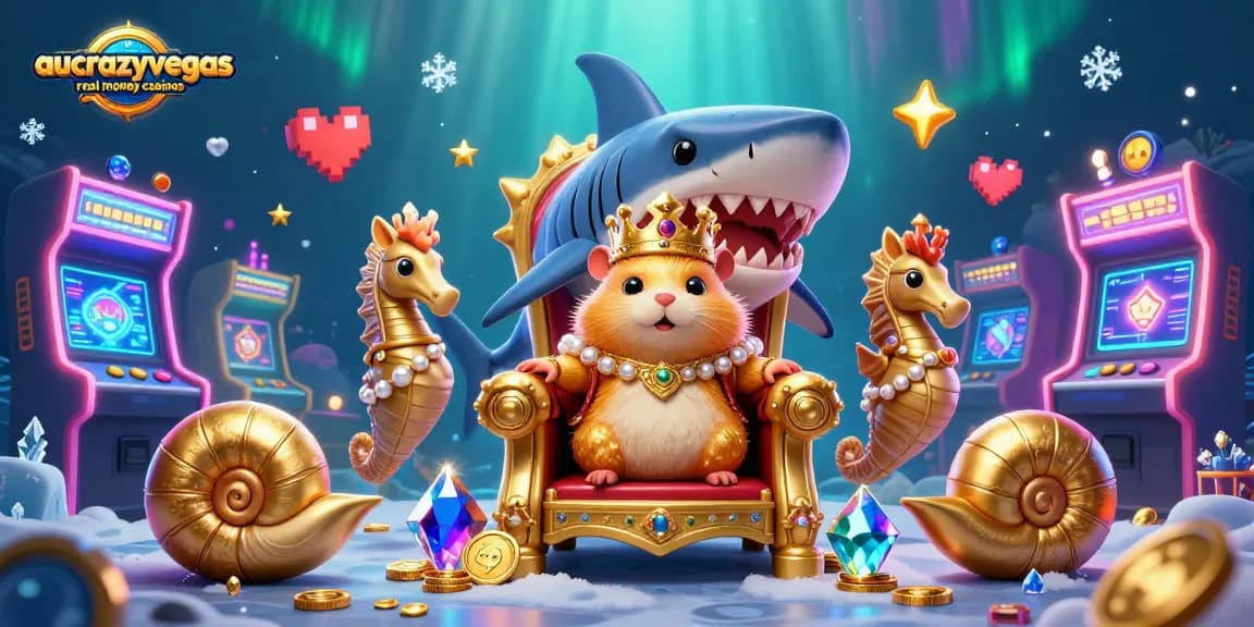 Join the fun at aucrazyvegas real money casinos with vibrant games and royal characters.