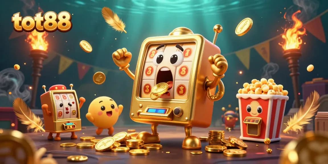 Players enjoy thrilling victories at tot88 slot machines surrounded by dynamic casino elements.