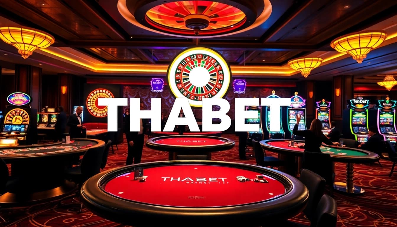 Players engaging in thrilling games at THABET casino, showcasing excitement and professional gaming.