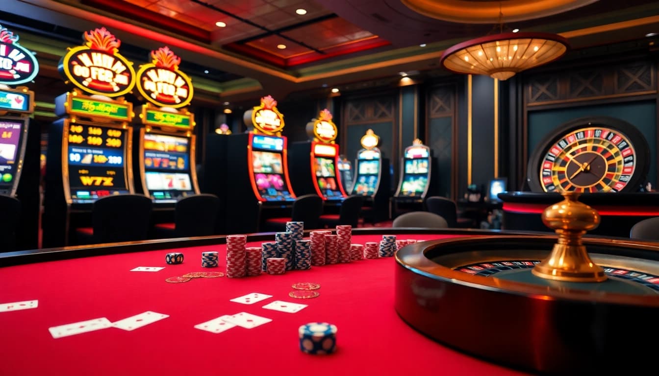 Experience the excitement of exclusive 58win vip gaming in a luxurious casino setting.