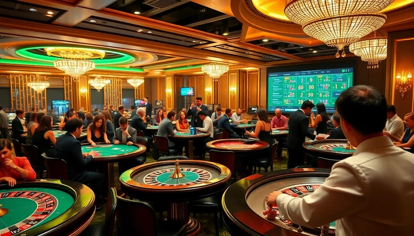 Experience thrilling gameplay at https://i9bet.space/ with vibrant casino tables and exciting gaming action.