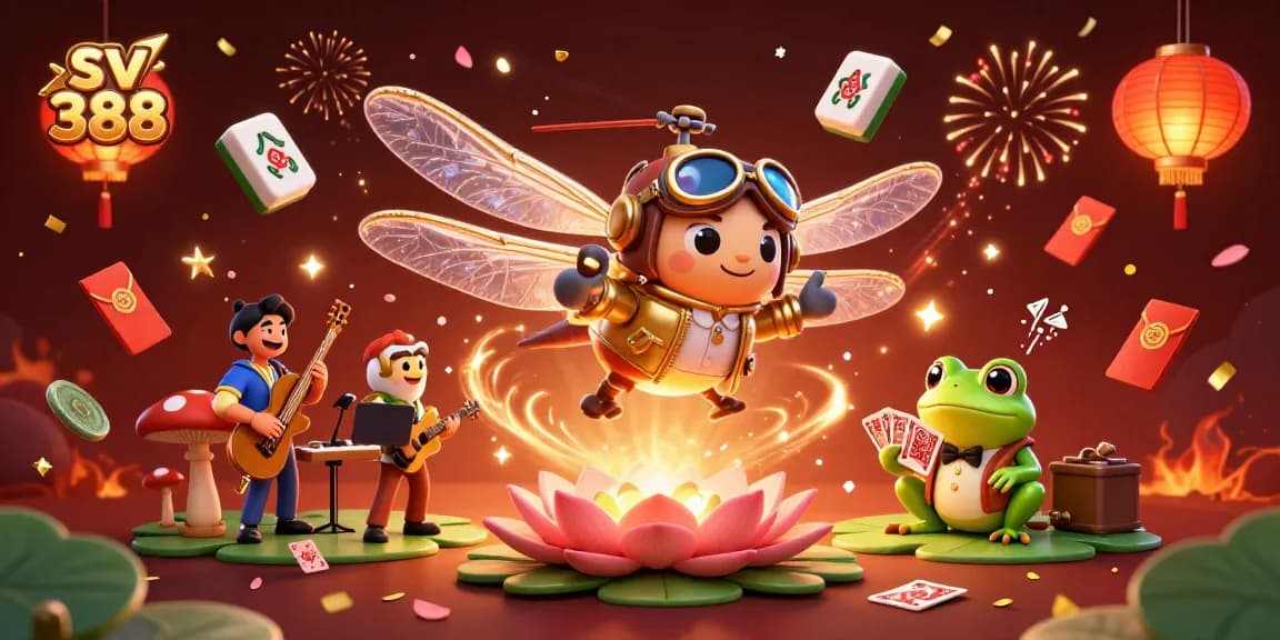 Experience thrilling moments with sv 388 as the dragonfly pilot takes charge in the lily pad casino.