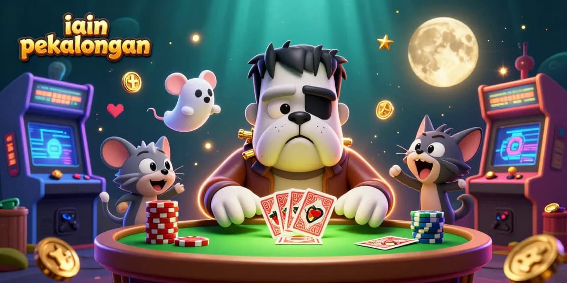 Iain Pekalongan showcases thrilling 3D casino elements with monsters and interactive gaming symbols.