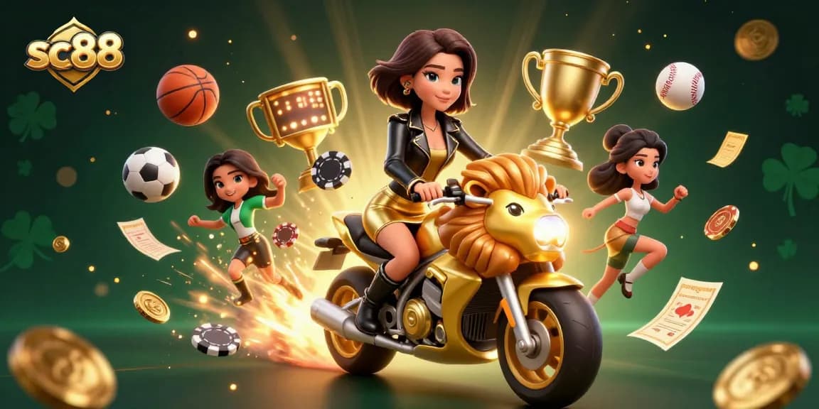 Experience winning thrills at sc88 with a dynamic illustration of sports betting excitement.