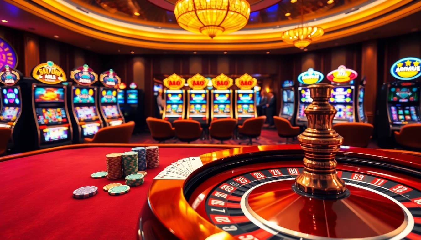 Experience the excitement of cucu777 with vibrant tables and high-stakes gaming elements.
