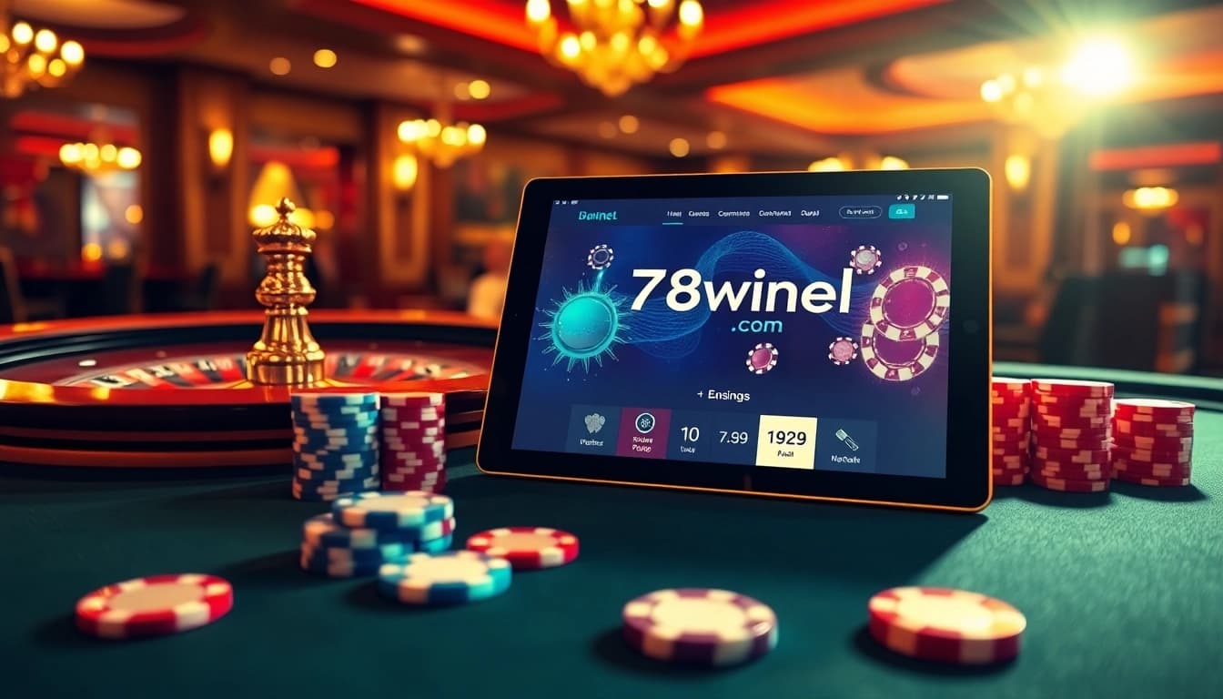 Experience thrilling gameplay at https://78winel.com/ with luxurious casino elements and vibrant online interfaces.