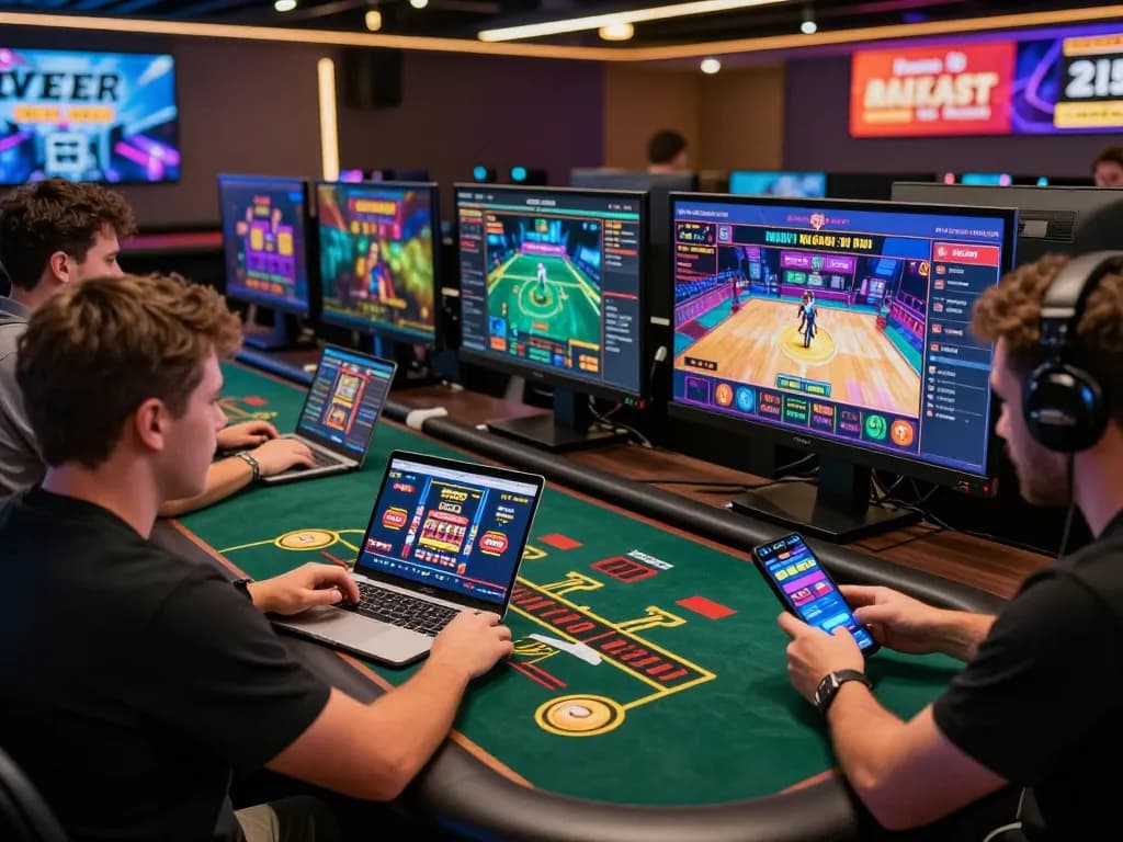 Engaging online gambling experience at 88aa with diverse players enjoying live games and promotions.