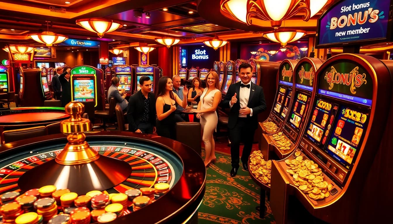 Experience the thrill of winning with slot bonus new member promotions at a vibrant casino.