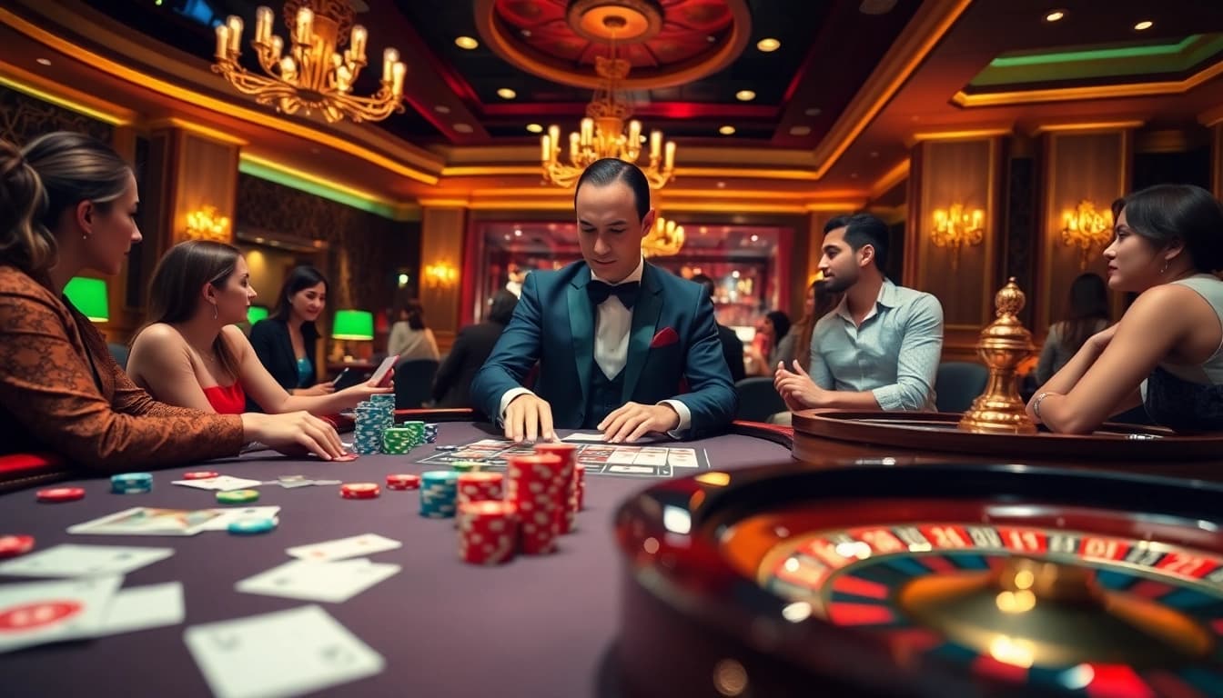 Experience the excitement of lô đề uy tín with vibrant casino tables, professional dealers, and engaging players.