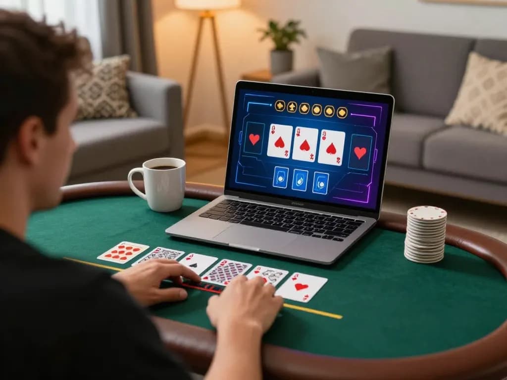 Bergabung dalam permainan blackjack langsung di rumah dengan antarmuka permainan online kiu77, tertangkap dalam suasana yang nyaman.