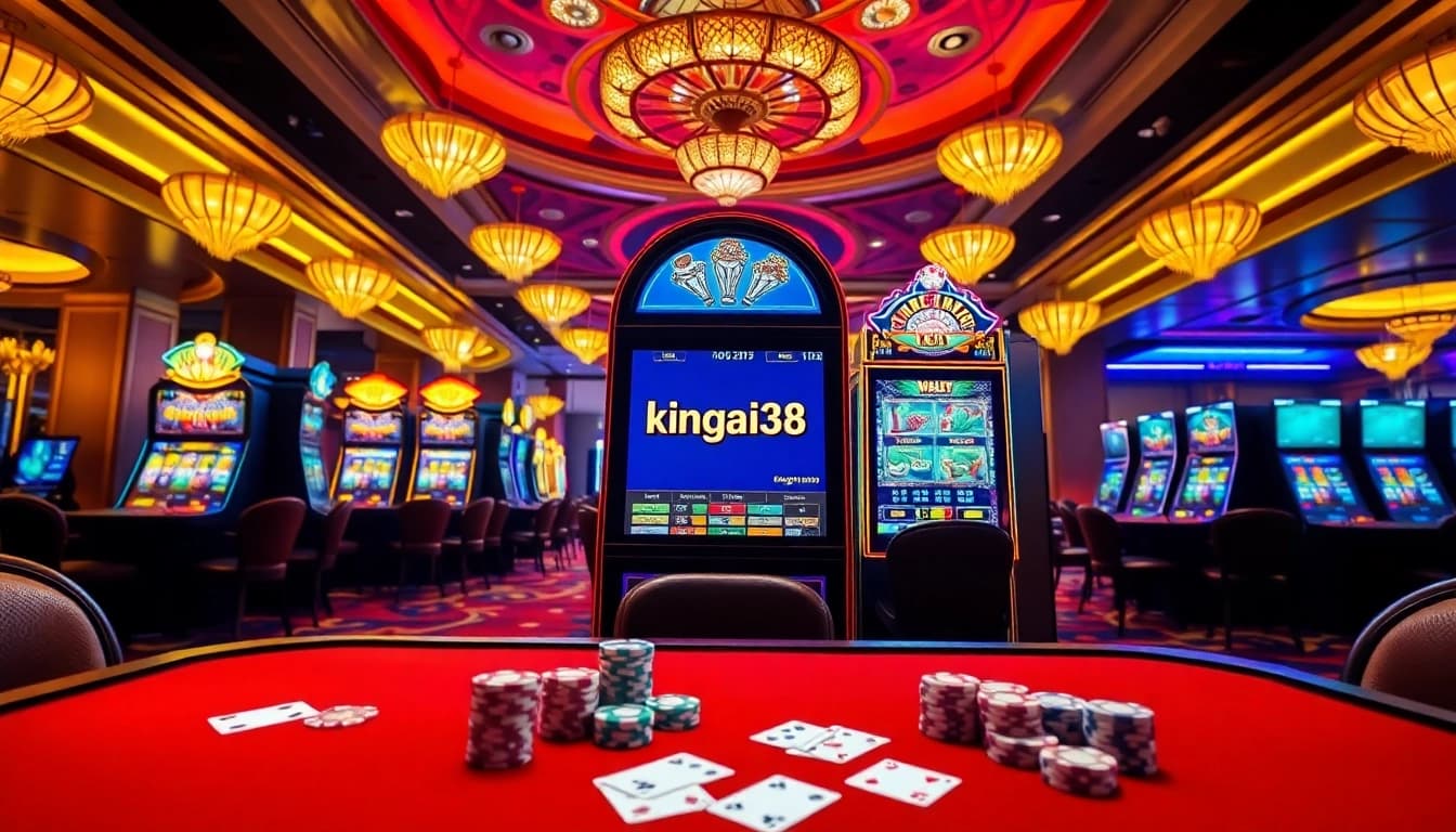 Maximize your excitement with kinggaruda138 playing thrilling slot machines in a luxurious casino setting.