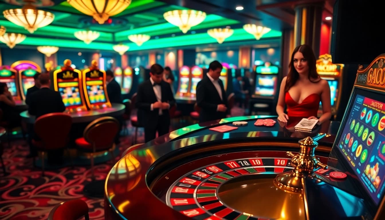 Experience thrilling results with Slot gacor at luxurious casino tables.