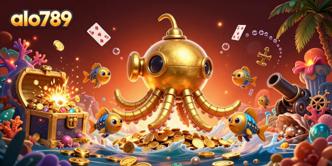 Experience thrilling gameplay at alo789 with an imaginative underwater adventure featuring casino elements.