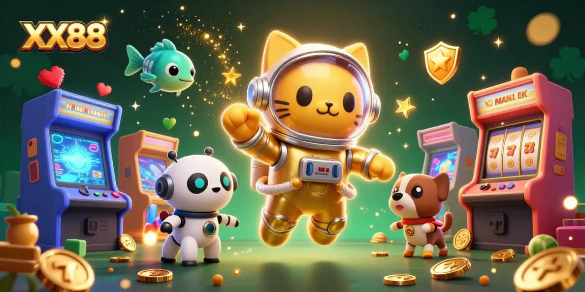Join the fun with XX88's vibrant casino games, featuring unique characters and thrilling designs.