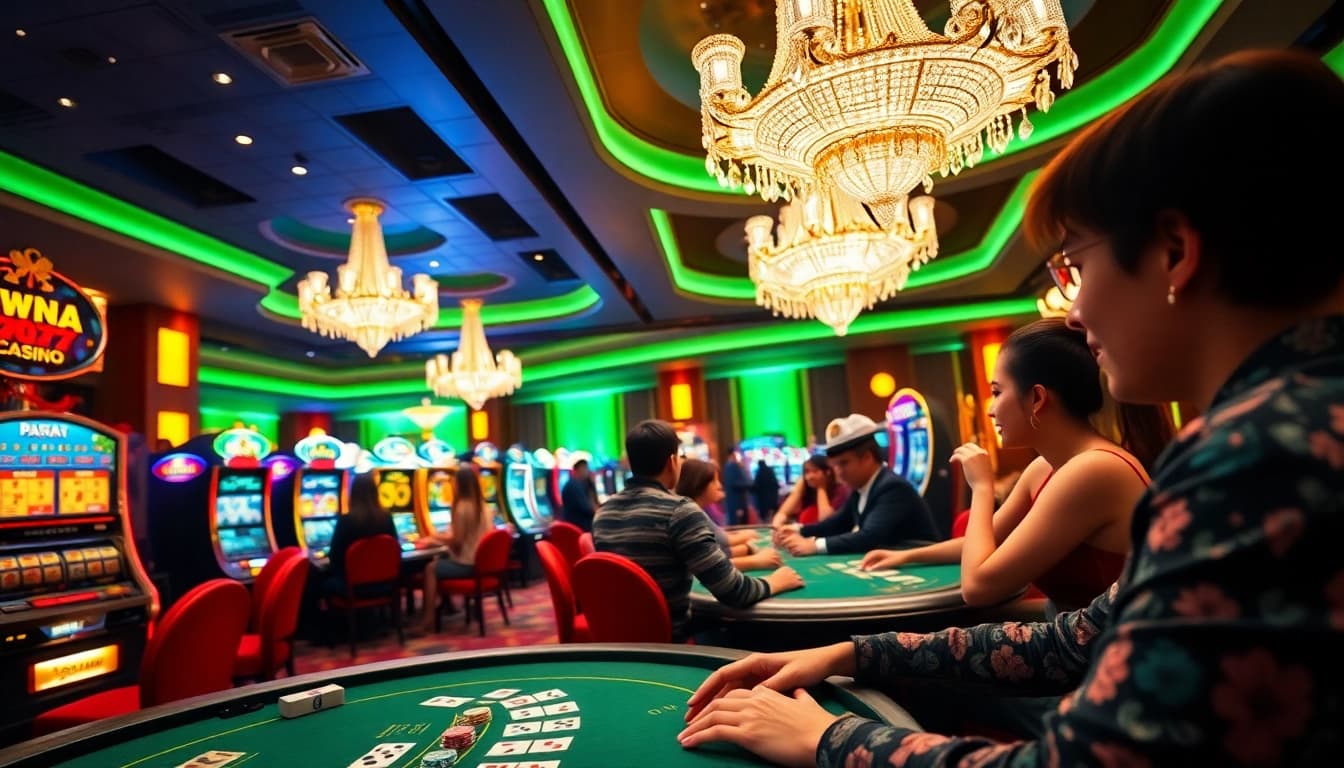 Experience the thrill of Diwa 777 in a vibrant casino full of excitement.