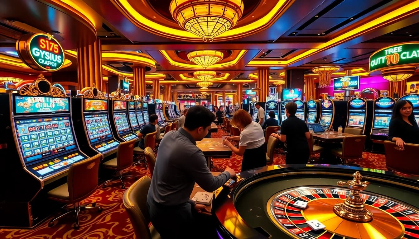 Navigating high-stakes action on slot machines at https://topnohu.one/, capturing excitement and luxury.