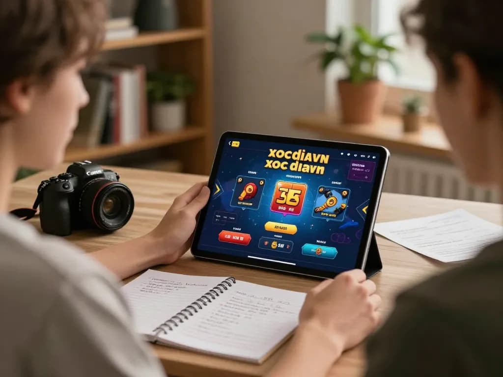 xocdiavn user engaging with online betting strategy, showcasing a comfortable and responsible gaming environment.