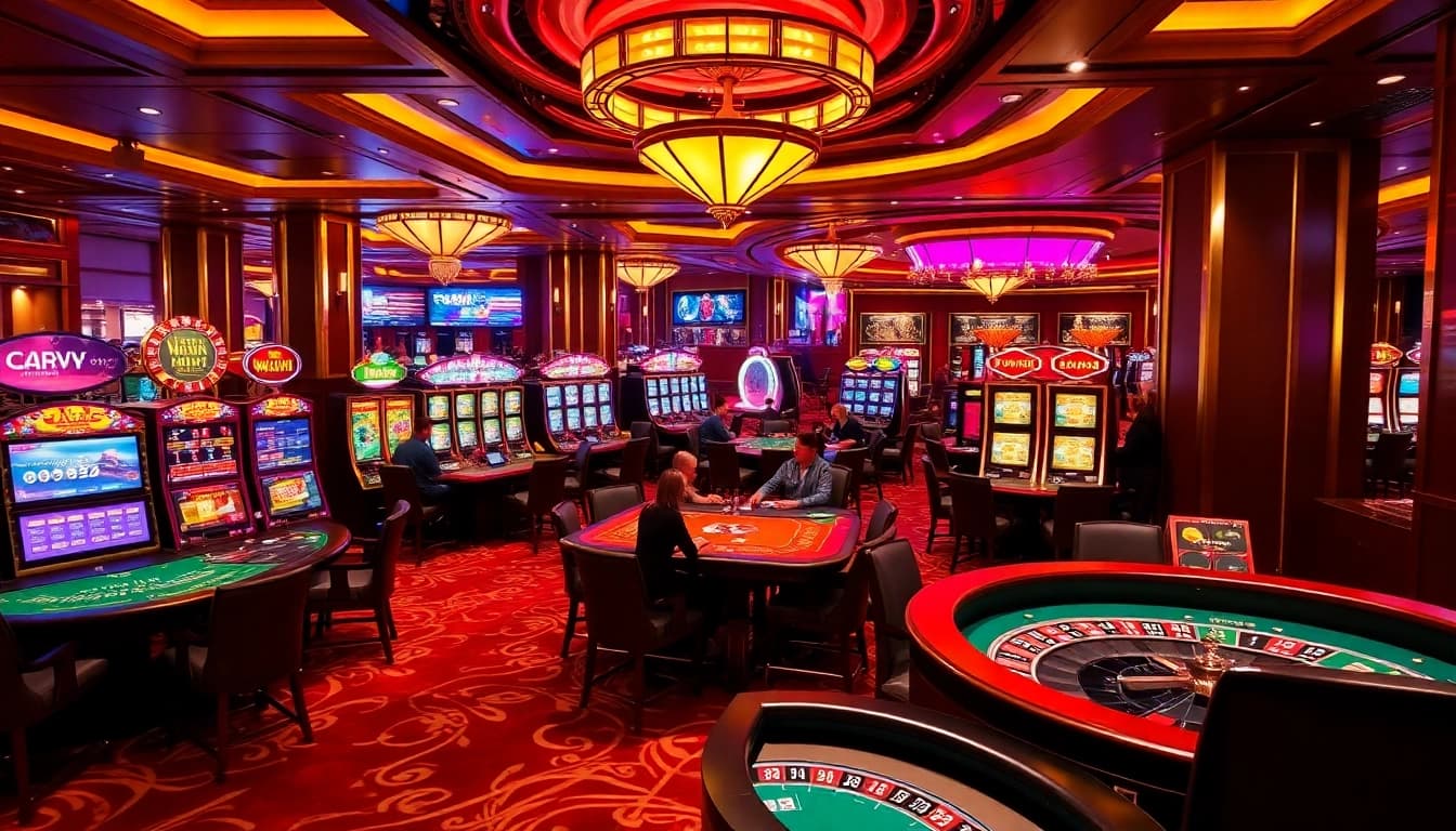 Experience the excitement of gambling at 88vn with vibrant slot machines and lively casino games.