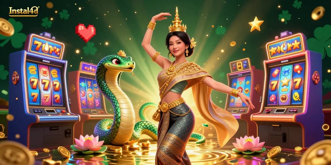 Spin your luck with Instal4d's colorful slot games featuring vibrant symbols and exciting jackpots.