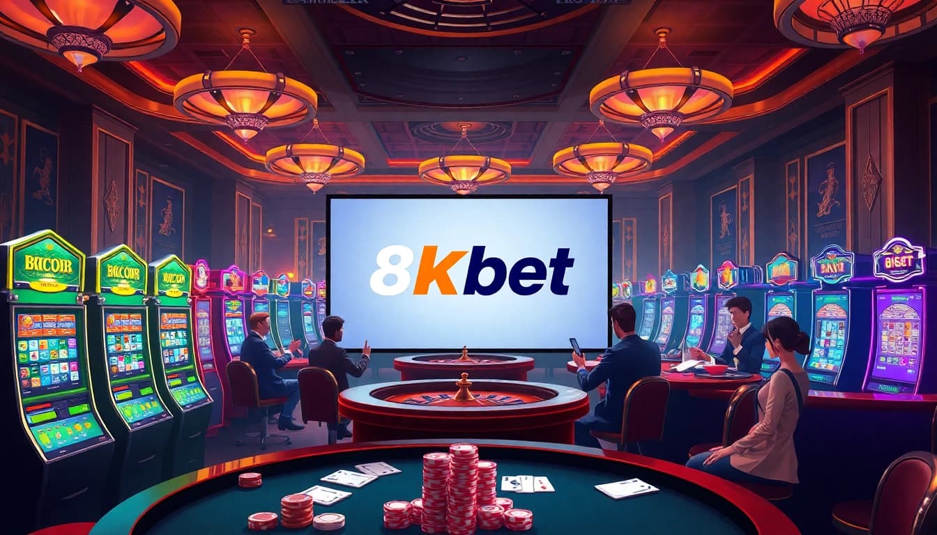 Experience the thrill of gambling with 8kbet's exciting casino atmosphere and engaging games.