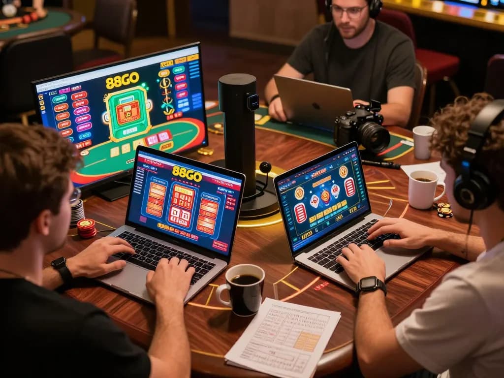Players enjoying diverse gaming options on 88GO platform, showcasing lively online casino experience.