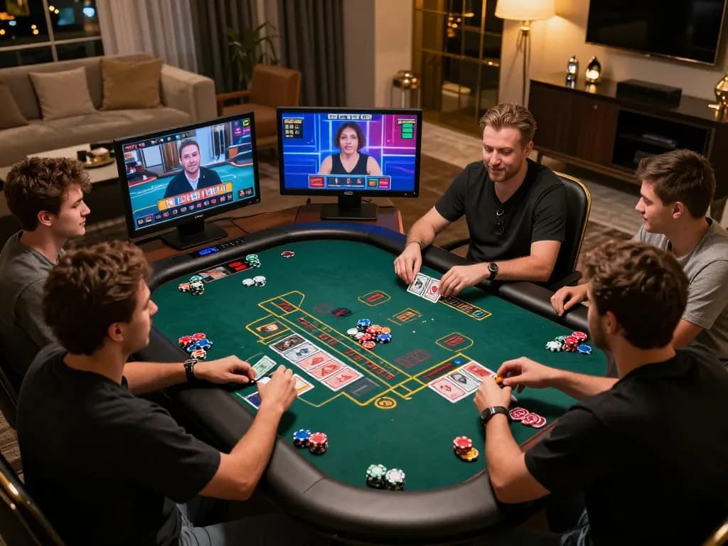 Engage in live dealer action with 3WIN in a vibrant online casino setting.