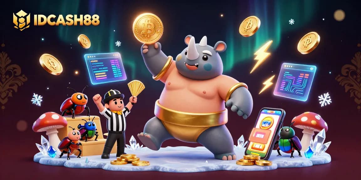 IDCASH88 offers an immersive gaming experience with interactive visuals and vibrant elements.