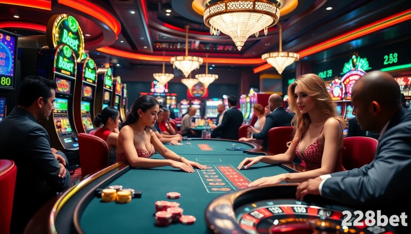 28bet player enjoying a thrilling casino experience at a vibrant poker table.
