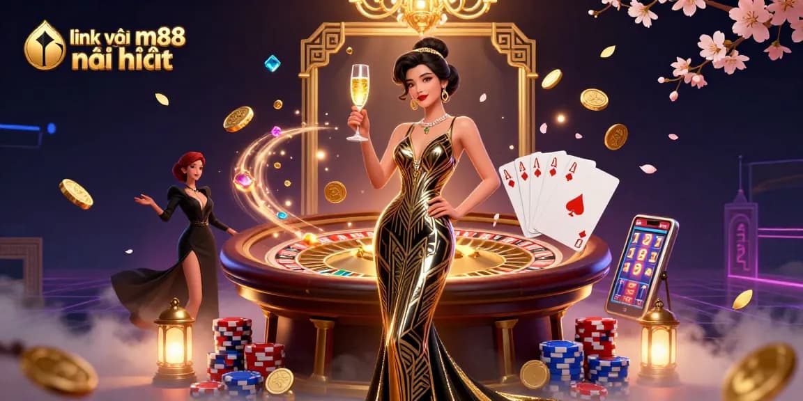 Tham gia vào trải nghiệm chơi game thú vị tại link vào m88 mới nhất với các yếu tố sòng bạc sống động và một cảnh quan lộng lẫy.