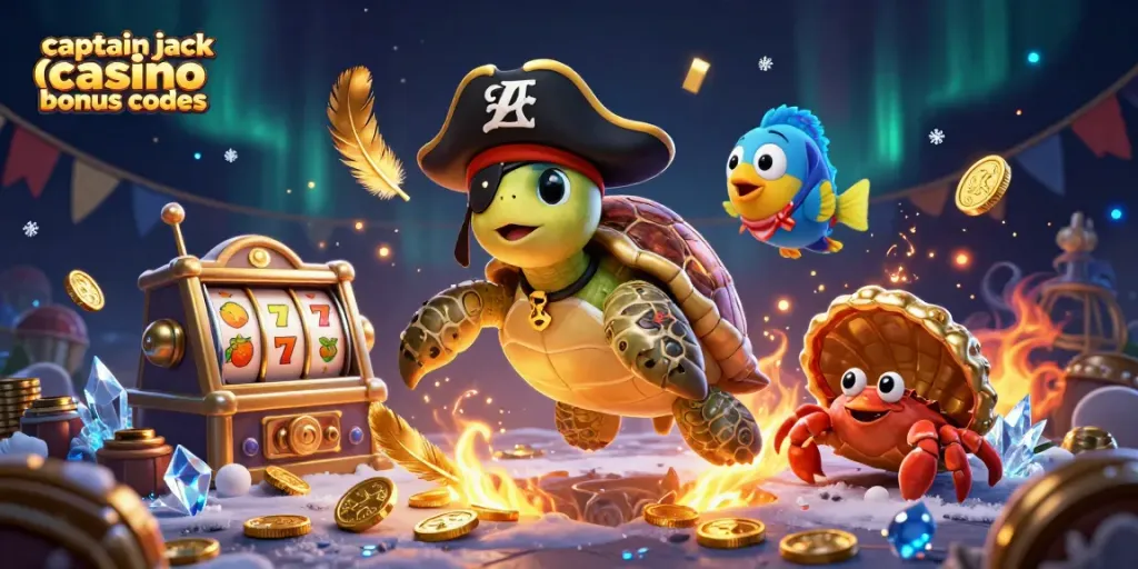 Spin and win with captain jack casino bonus codes amidst vibrant casino treasures.