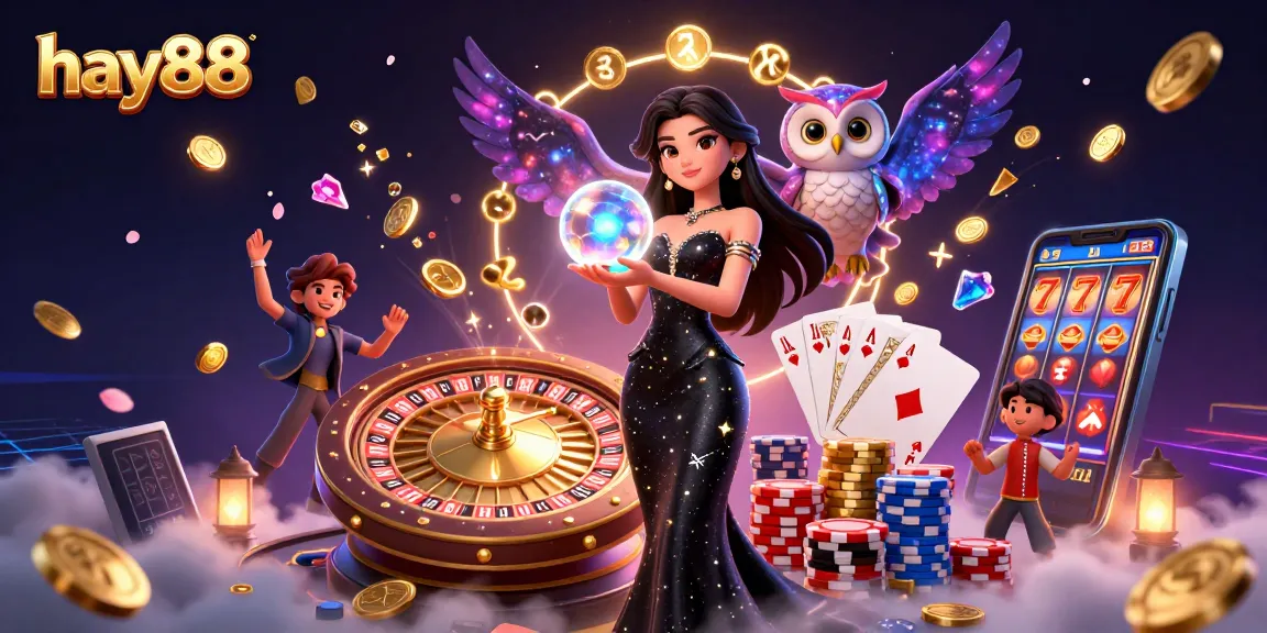 Engage with the excitement of hay88 as stunning characters enjoy a thrilling casino experience.