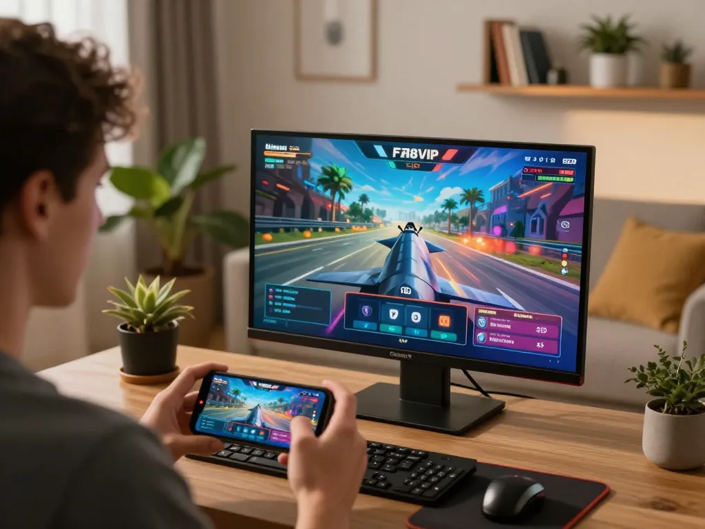 Experience F168VIP live dealer games on a smartphone surrounded by a cozy home setting, enhancing online gambling fun.