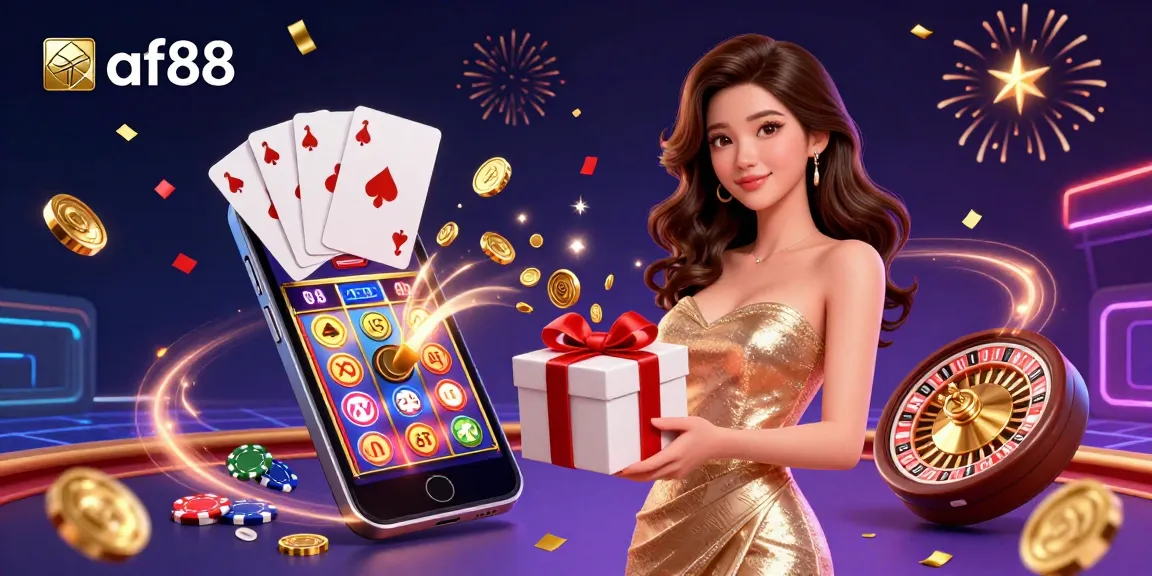 Experience winning spins at af88 with our vibrant casino celebration featuring fortune and fun!