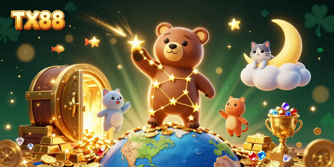 TX88 invites players to experience the thrill of winning in a vibrant casino scene filled with treasures.