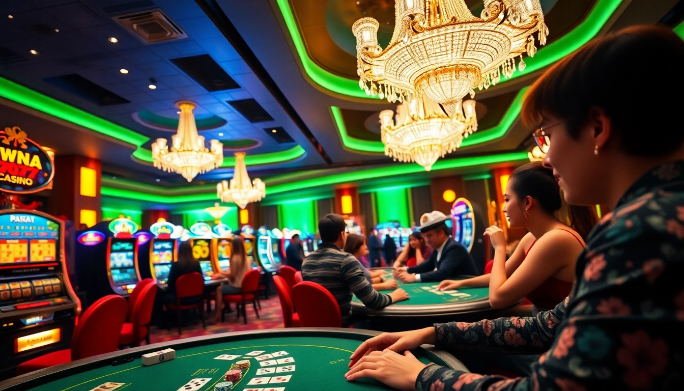 Experience the thrill of Diwa 777 in a vibrant casino full of excitement.