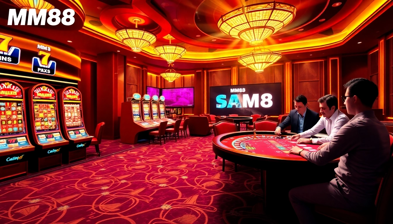 Experience the thrill of MM88 casino gaming with epic live games and vibrant slot machines.