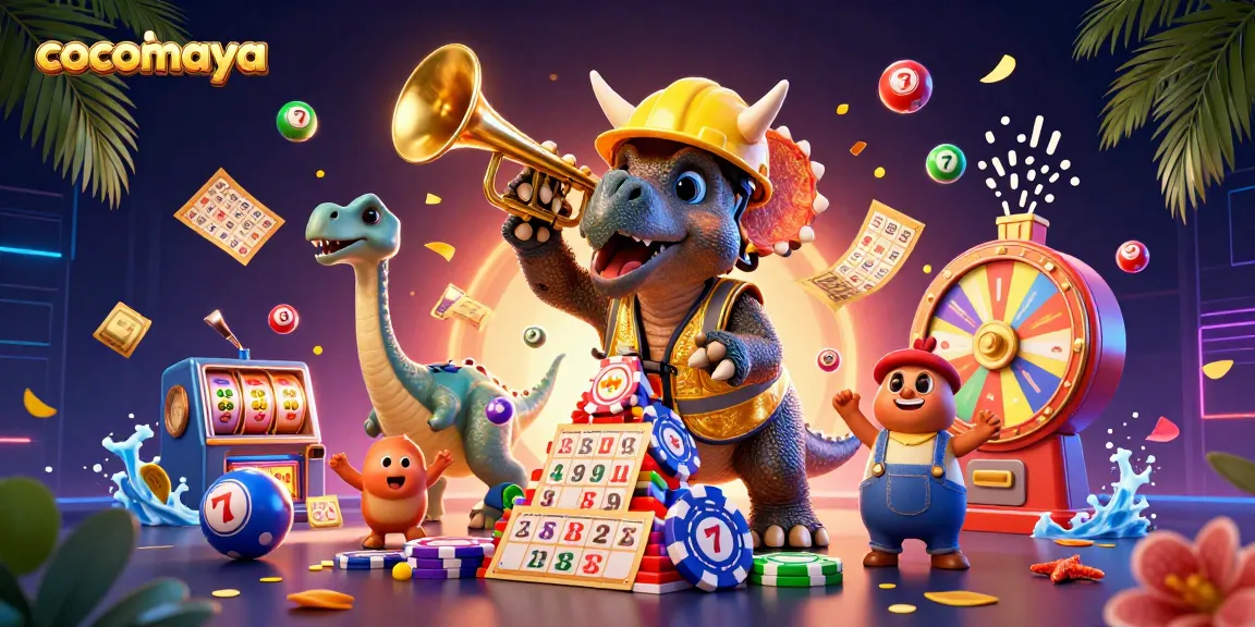 Cocomaya showcases a vibrant casino scene with characters and dynamic gambling elements for exciting gameplay.