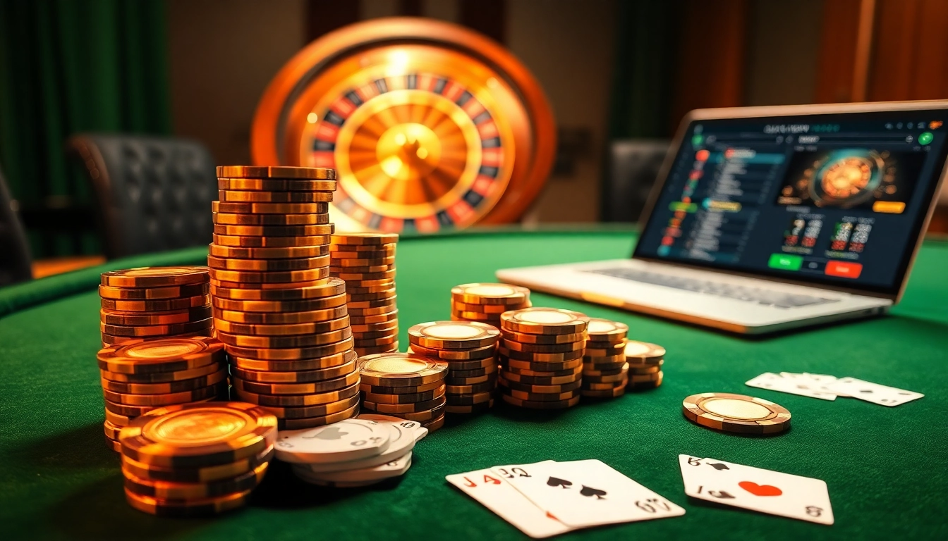 Experience the thrill of winning at the sunwin sunvl.win online casino with vibrant poker chips and sleek gaming interfaces.