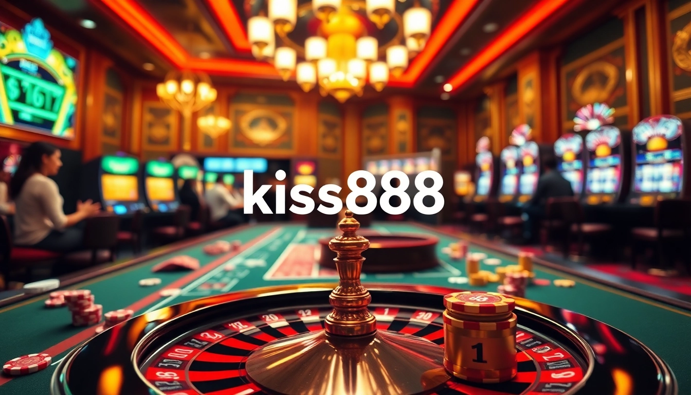 Experience thrilling gameplay at kiss888 with dynamic casino tables and vibrant slot machines.