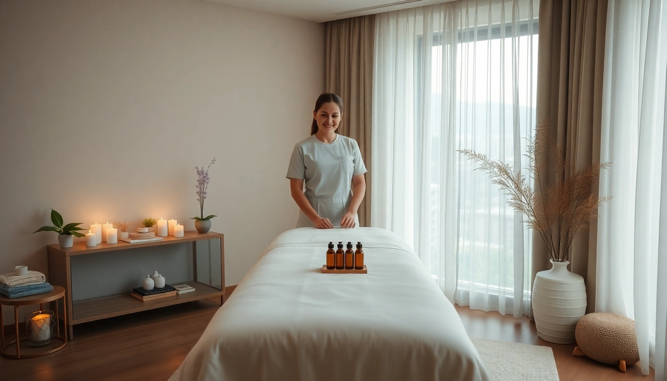 Experience premium 오산출장마사지 in a serene hotel room setting.