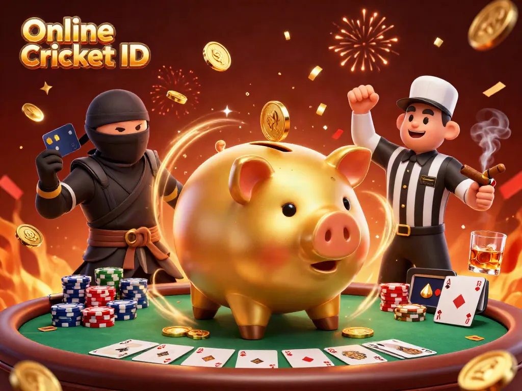 Experience the thrill of placing bets with a verified Online Cricket ID at GameWinExch alongside a dynamic 3D illustration.