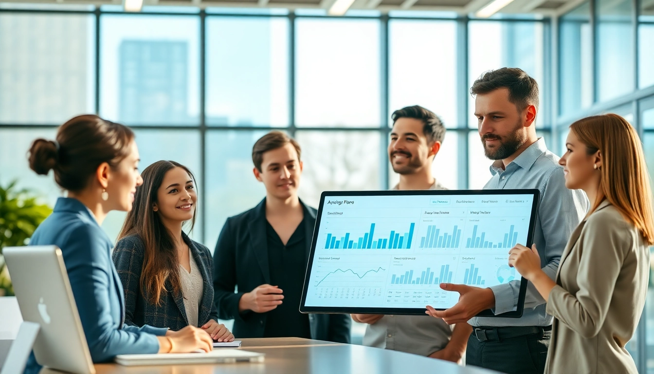 Enhance efficiency with an advanced planning system shown in a collaborative office setting.