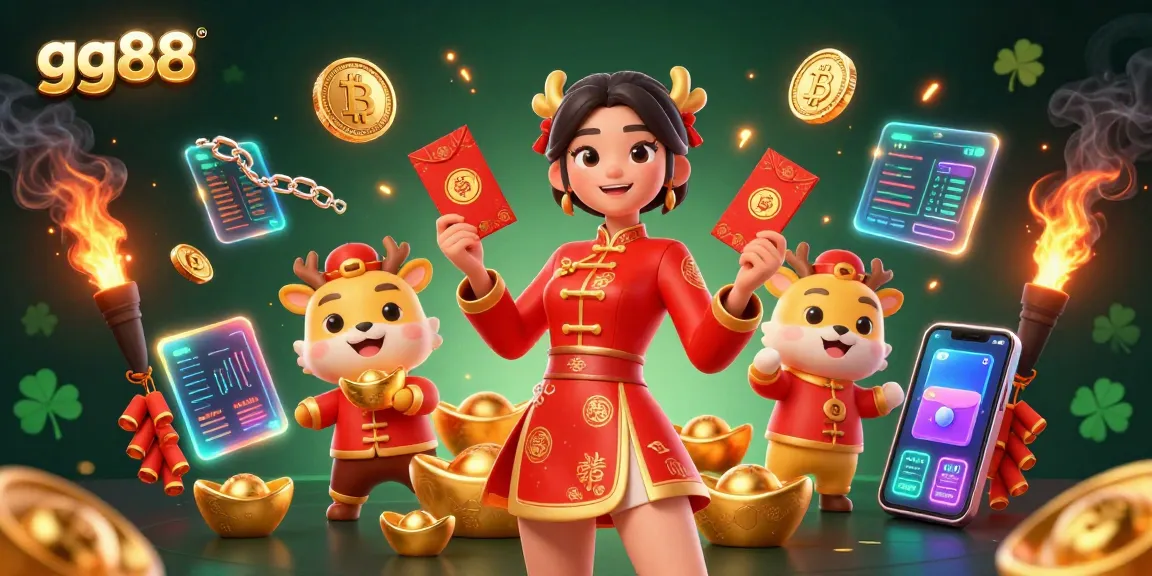 Win big with gg88 in a vibrant casino scene featuring luck and prosperity.