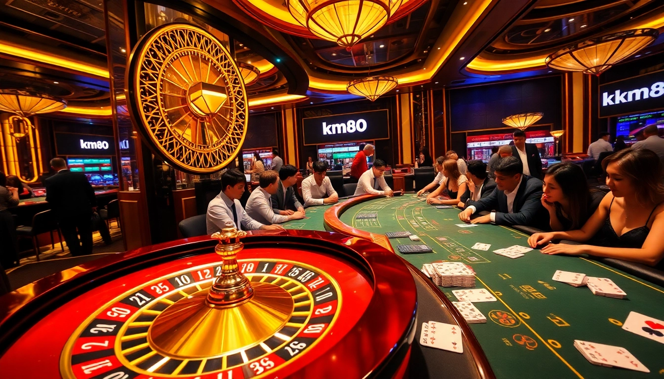 Experience vibrant wins at km88 casino with roulette and poker excitement.