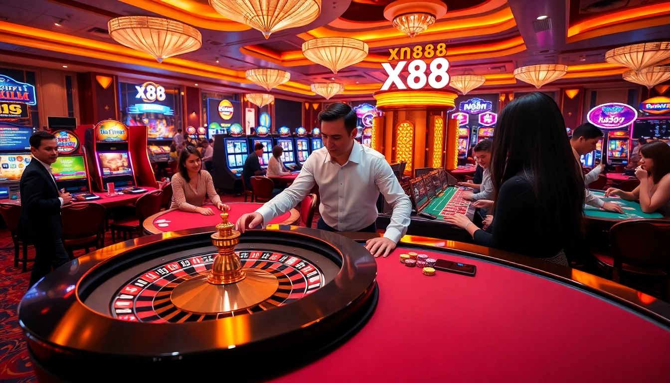 Experience the excitement of gambling at xn88 xn 88 with glamorous casino tables and thrilling gameplay.