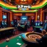 Experience the thrill of winning at 33win with vibrant casino games and engaging players.
